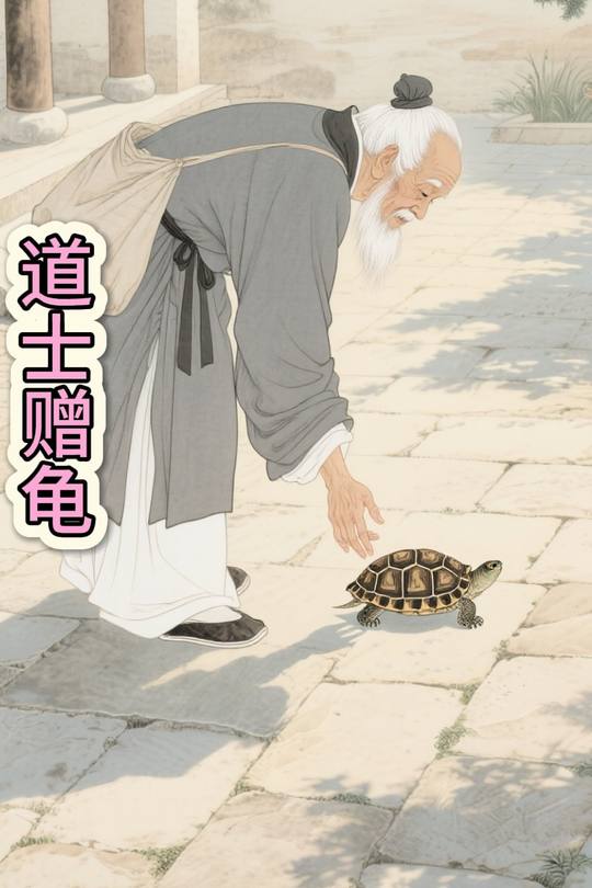 道士赠龟封面