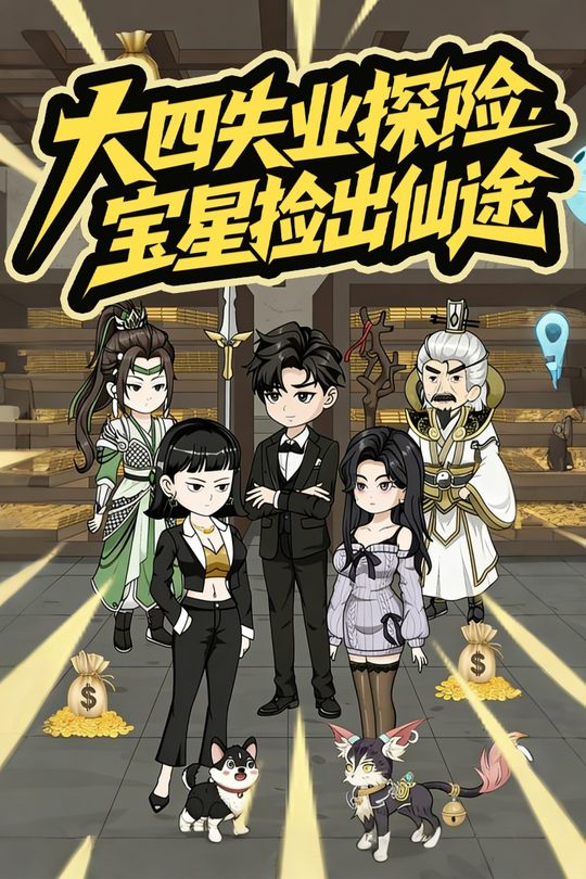 大四失业探险,宝星捡出仙途封面