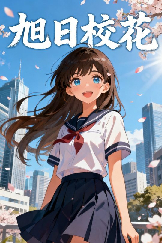 旭日校花封面