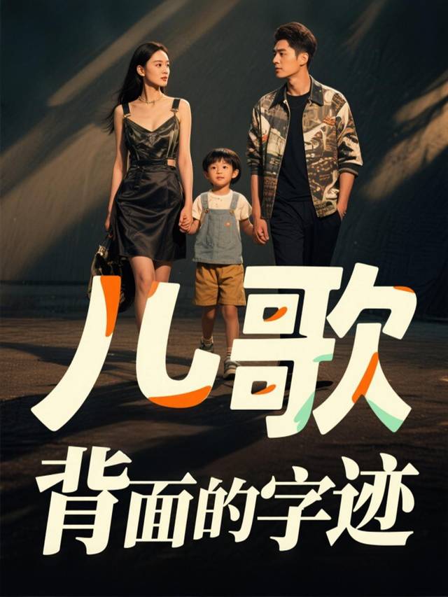 儿歌背面的字迹封面