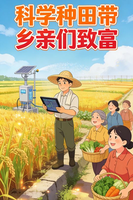 科学种⽥带乡亲们致富封面