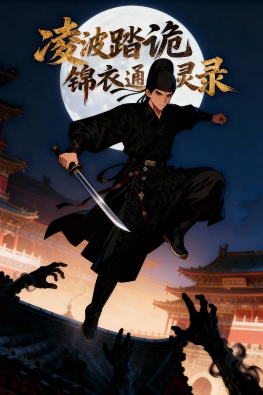 凌波踏诡锦衣通灵录封面