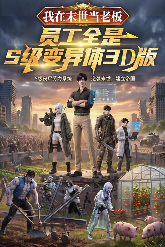 我在末世当老板,员工全是S级变异体3D版封面