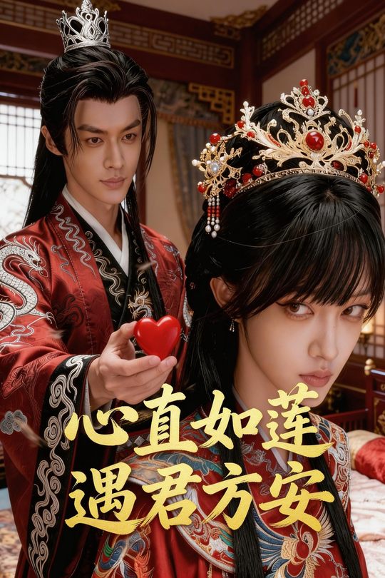 心直如莲,遇君方安封面