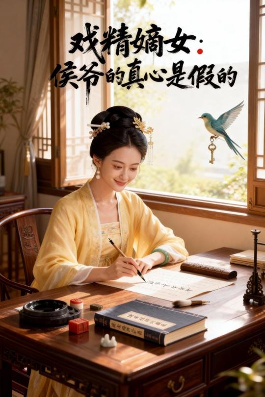 戏精嫡女：侯爷的真心是假的封面