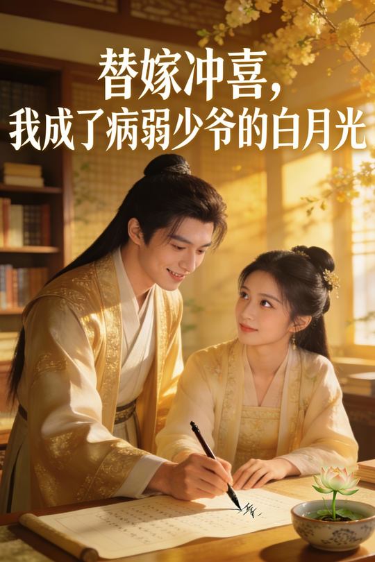 替嫁冲喜,我成了病弱少爷的白月光封面