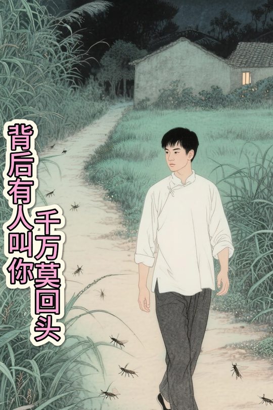 背后有人叫你,千万莫回头封面