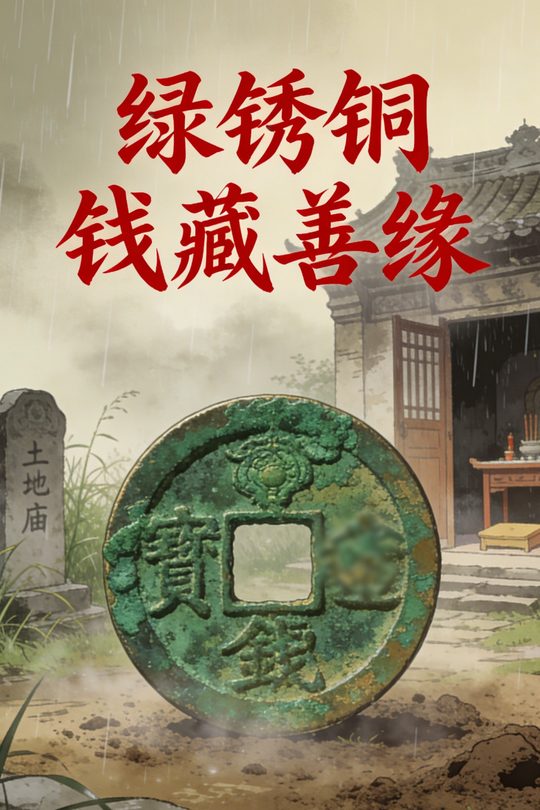 绿锈铜钱藏善缘封面