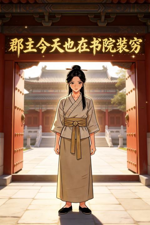 郡主今天也在书院装穷封面