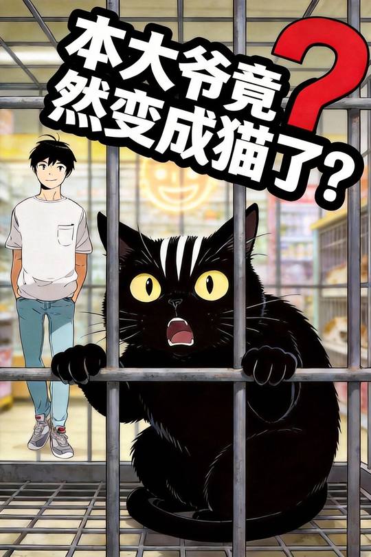 本大爷竟然变成猫了?封面