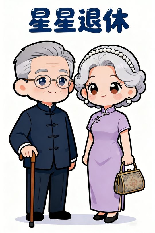 星星退休封面