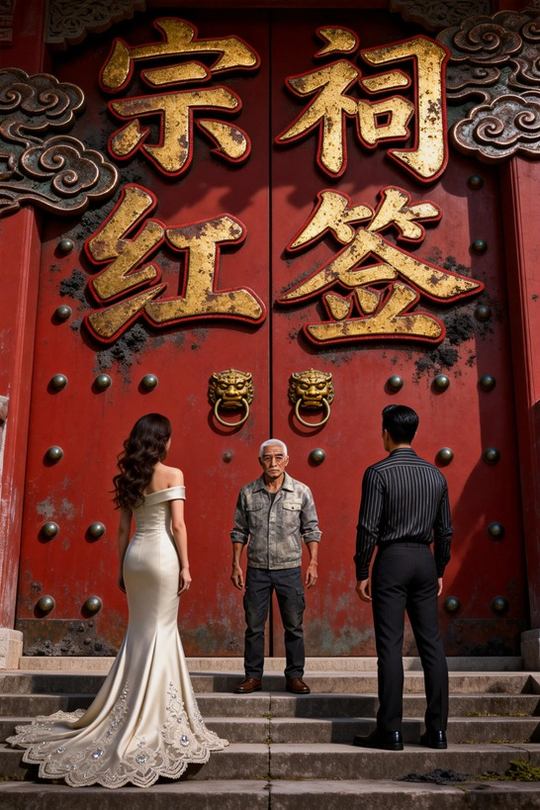 宗祠红签封面