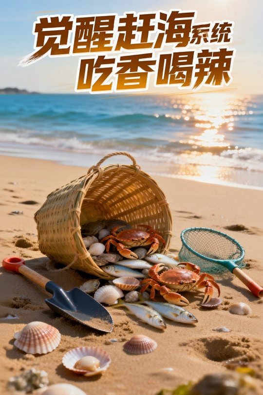 觉醒赶海系统吃香喝辣封面
