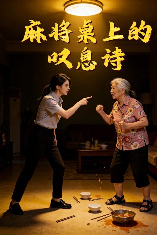 麻将桌上的叹息诗封面