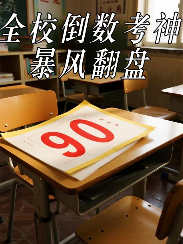 全校倒数考神暴风翻盘封面