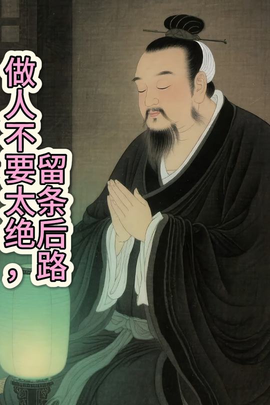 做人不要太绝,留条后路封面