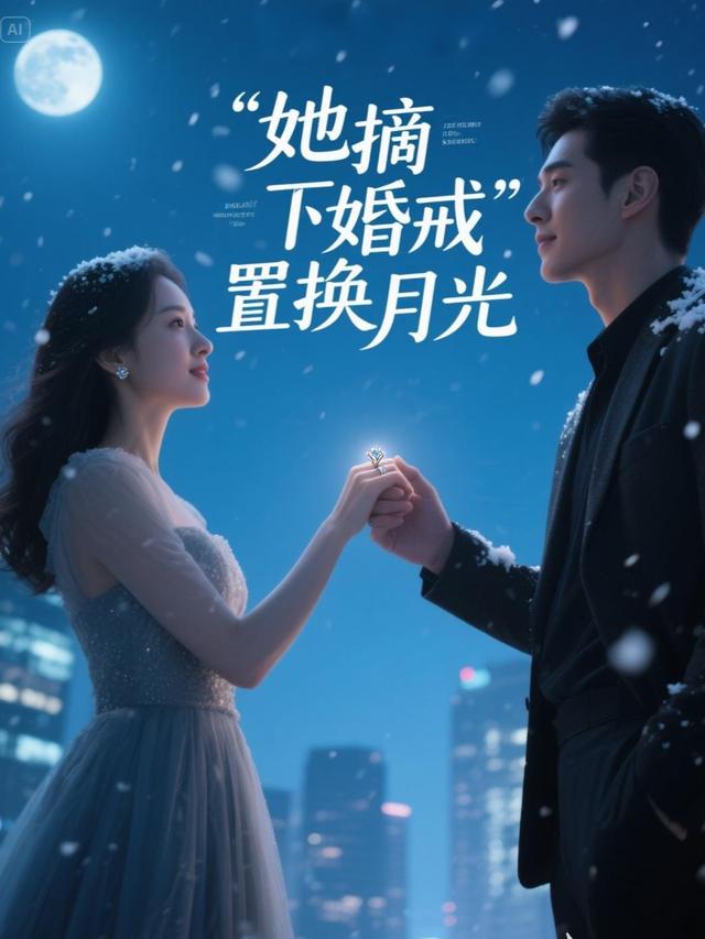 她摘下婚戒置换月光封面