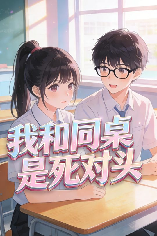 我和同桌是死对头封面