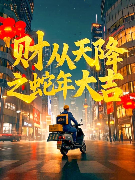 财从天降之蛇年大吉封面