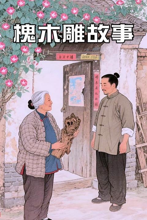 槐木雕故事封面