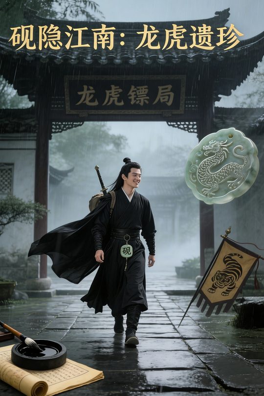 砚隐江南：龙虎遗珍封面