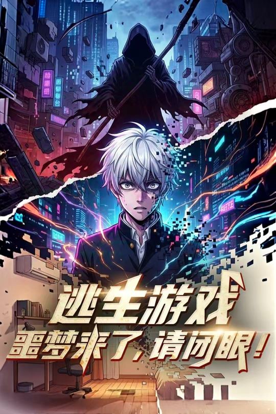 逃生游戏:噩梦来了,请闭眼!封面