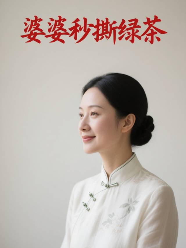 婆婆秒撕绿茶封面