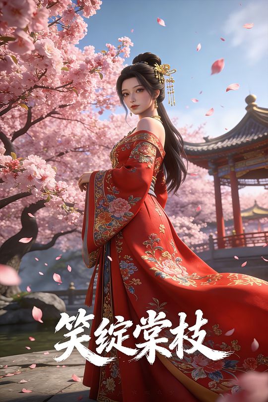 笑绽棠枝封面