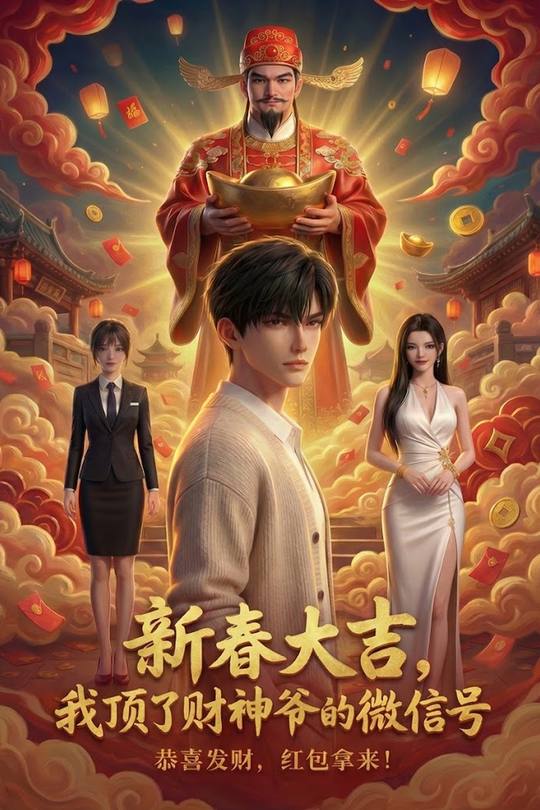 新春大吉,我顶了财神爷的微信号封面
