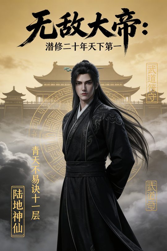 无敌大帝:潜修二十年天下第一封面