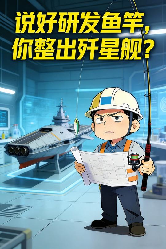 说好研发鱼竿,你整出歼星舰?封面