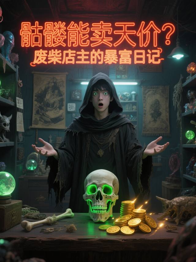 骷髅能卖天价?废柴店主的暴富日记 第一季封面