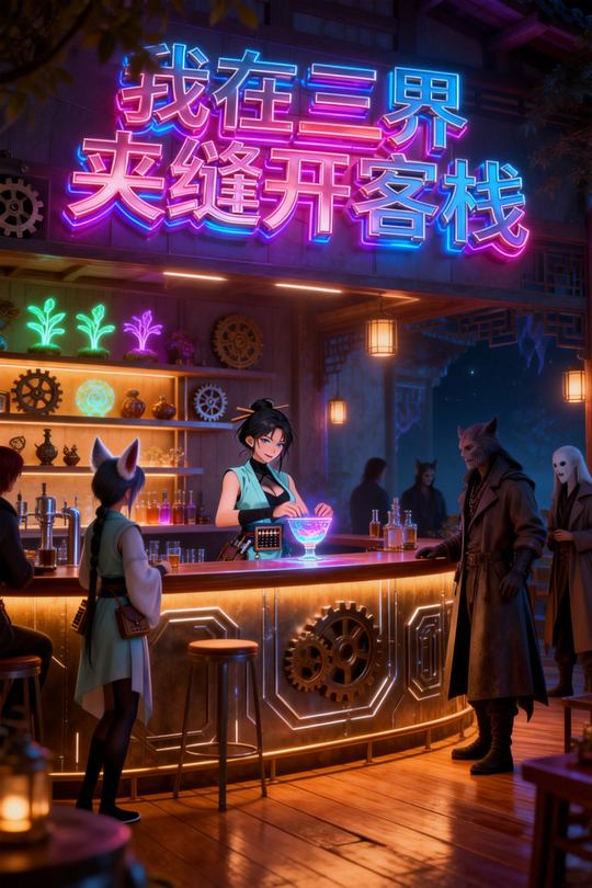 我在三界夹缝开客栈封面