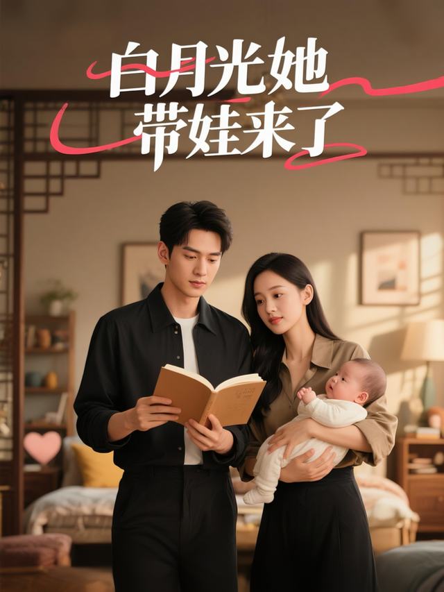 白月光她带娃来了封面