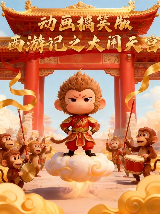 动画搞笑版西游记之大闹天宫封面