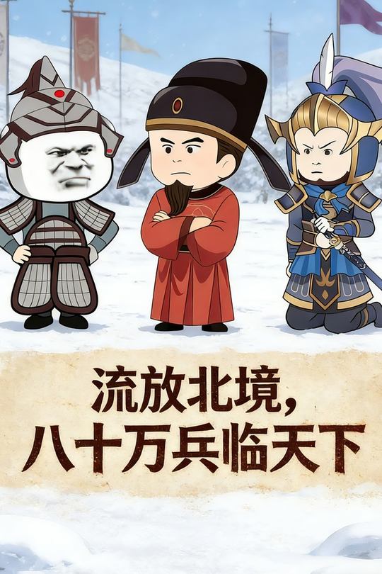 流放北境,八十万兵临天下封面