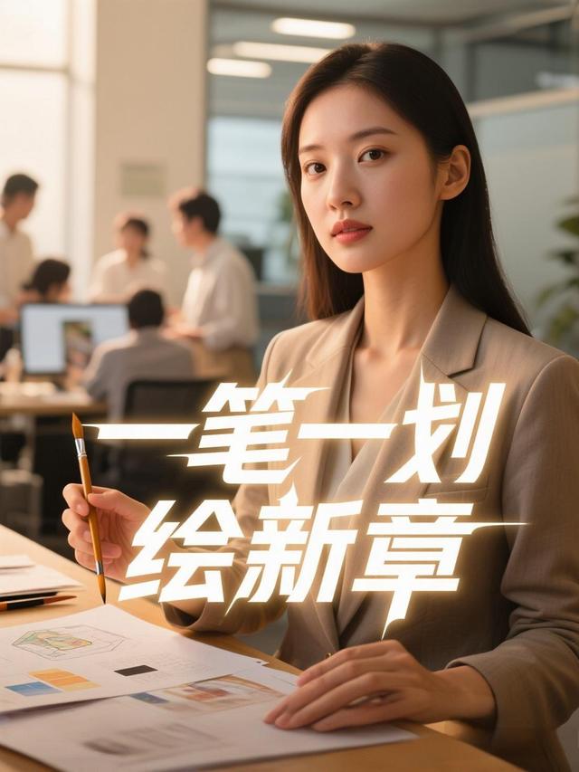 一笔一划绘新章封面