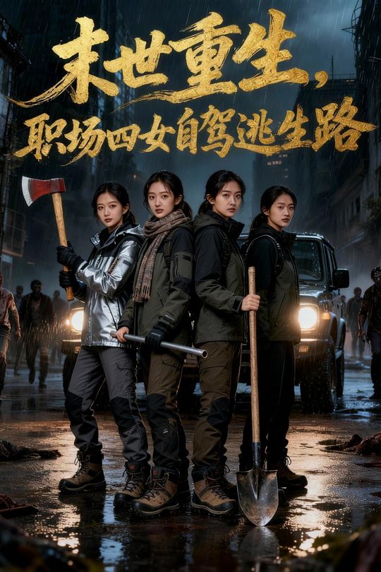 末世重生，职场四女自驾逃生路封面