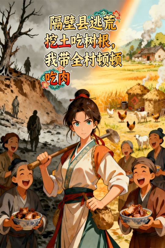 隔壁县逃荒挖土吃树根,我带全村顿顿吃肉封面