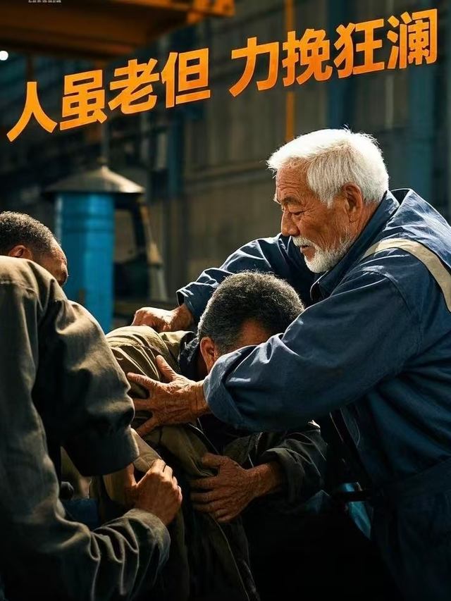 人虽老但力挽狂澜封面