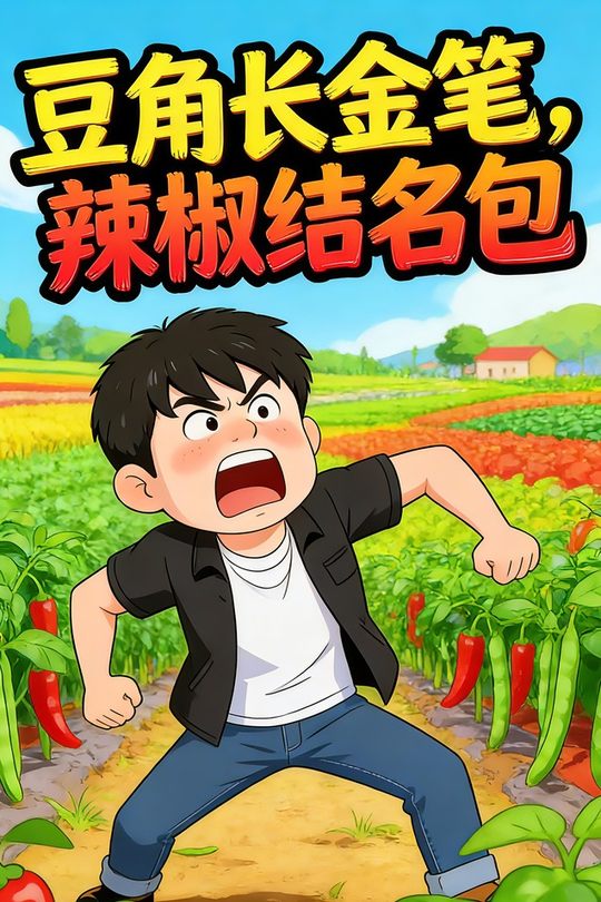 豆角长金笔,辣椒结名包封面