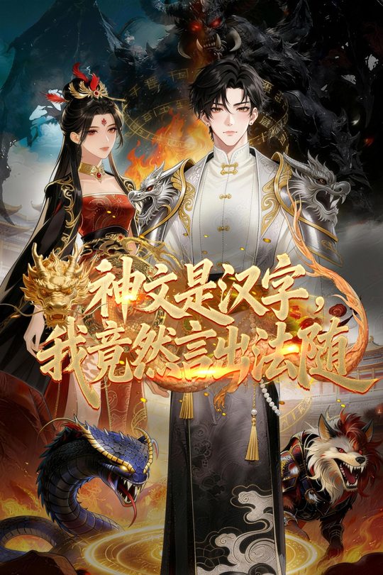 神文是汉字,我竟然言出法随封面