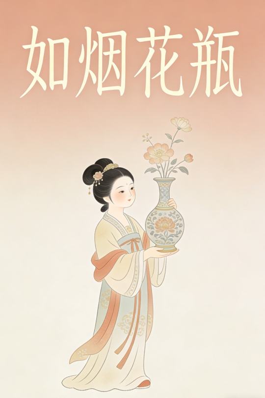 如烟花瓶封面