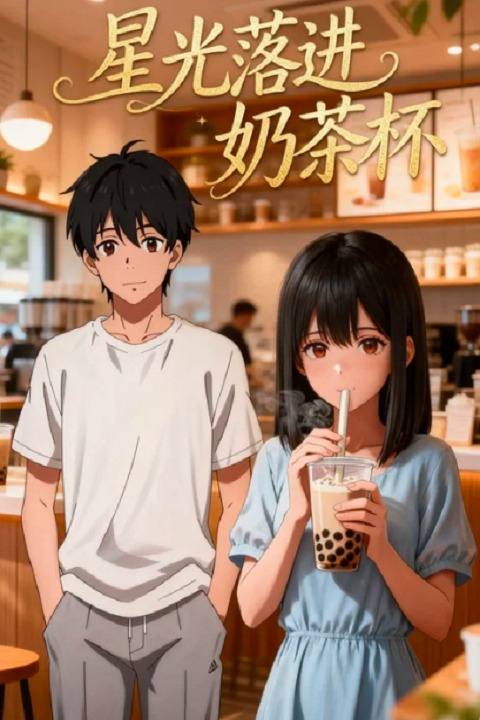 星光落进奶茶杯封面