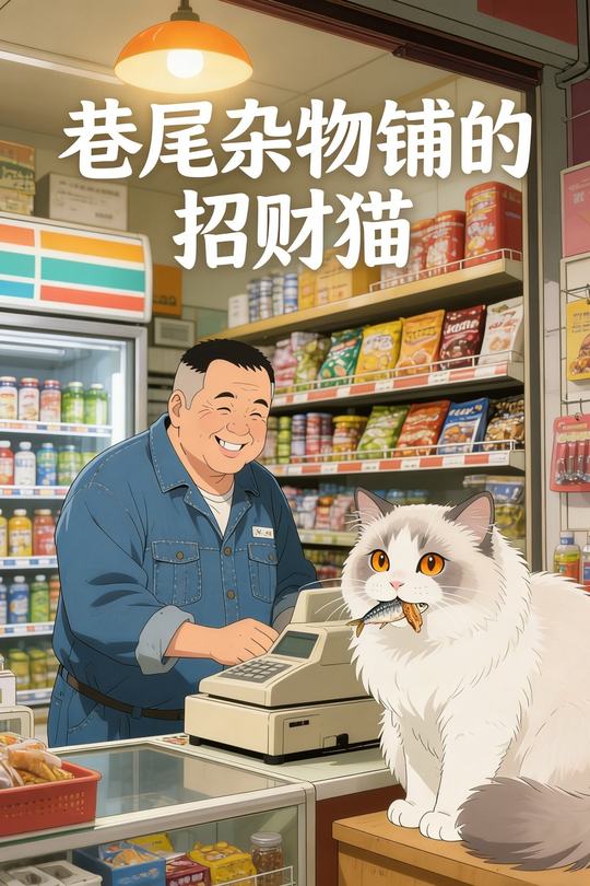 巷尾杂物铺的招财猫封面