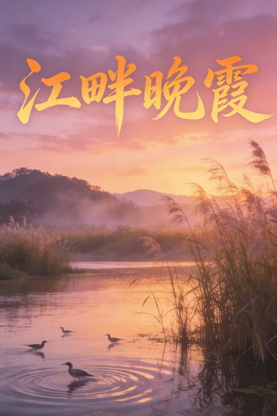 江畔晚霞封面