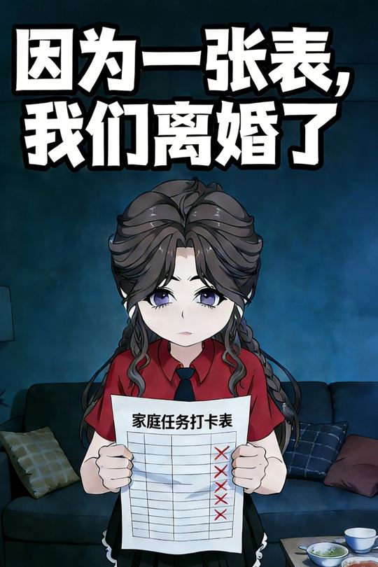因为一张表,我们离婚了封面