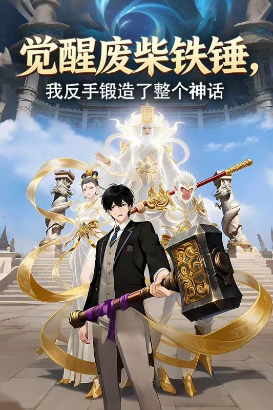 觉醒废柴铁锤,我反手锻造了整个神话封面