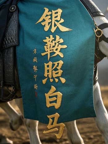 银鞍照白马封面