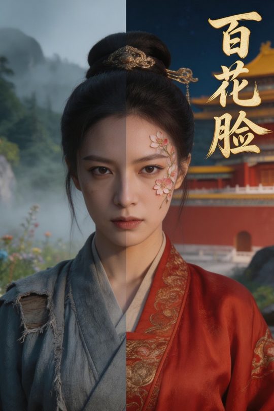 百花脸封面